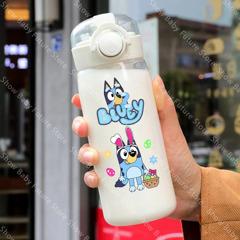 Blueys Sports botella de agua infantil con pajita sin fugas - imagen 3