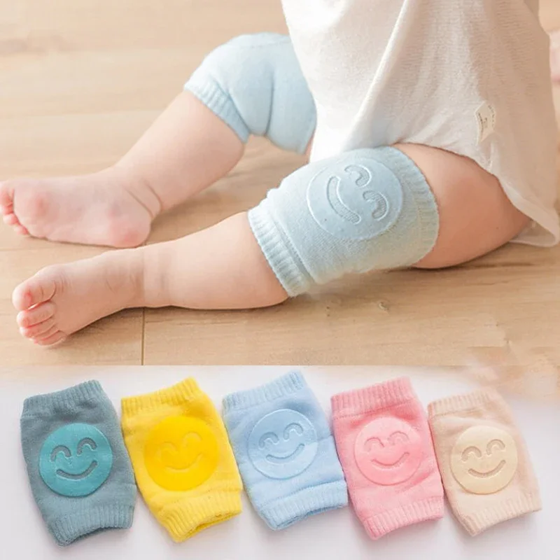Rodilleras antideslizantes de algodón para bebé: protección suave - imagen 3
