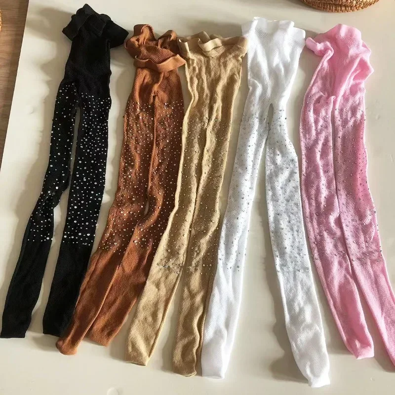 Pantimedias de verano con encaje y purpurina para niña - imagen 5