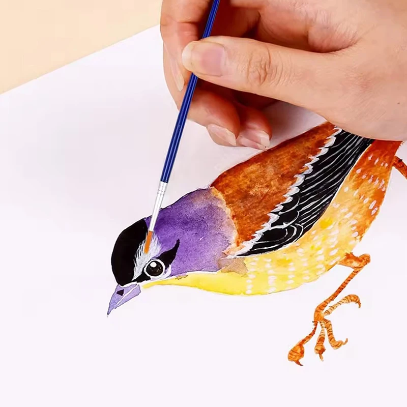 ZYF juego de pinceles infantiles para pintura, acuarela y óleo - imagen 4