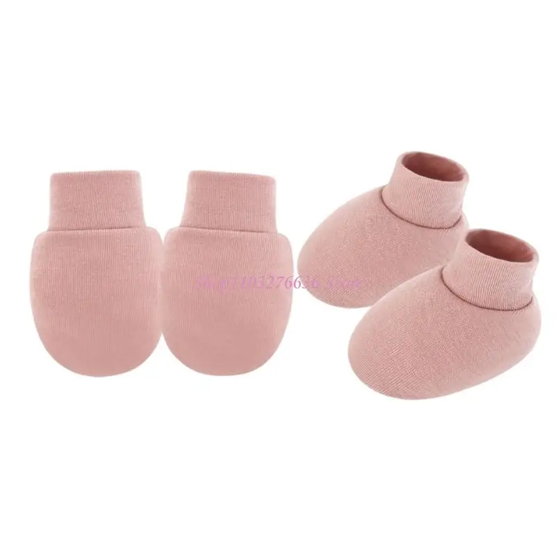 Conjunto cubrepiés y guantes algodón transpirable con puños elásticos - imagen 2