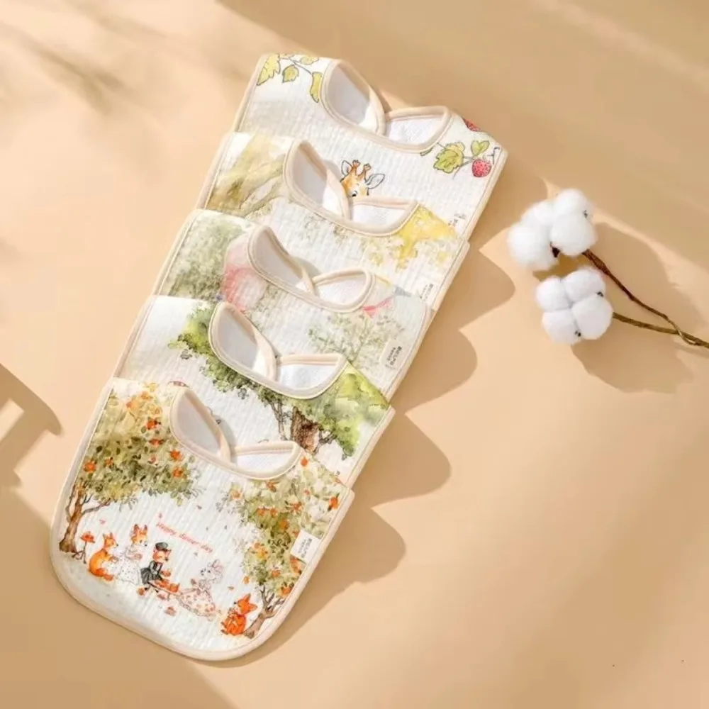 Baberos de algodón impermeables con cuello ajustable para bebés - imagen 5