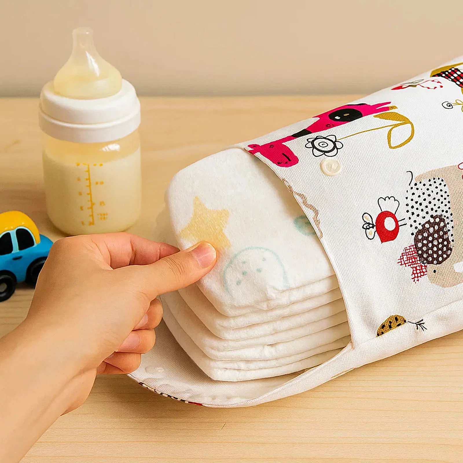Sunveno Bolsa de pañales impermeable y portátil de almacenamiento