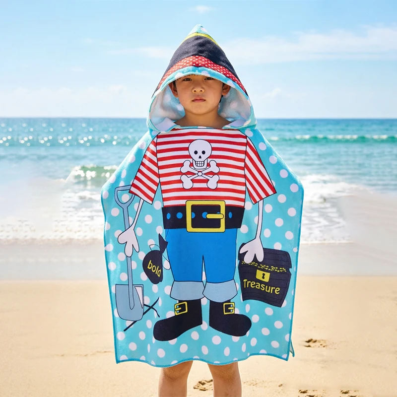 Albornoz de verano para bebés y niños de secado rápido - imagen 4
