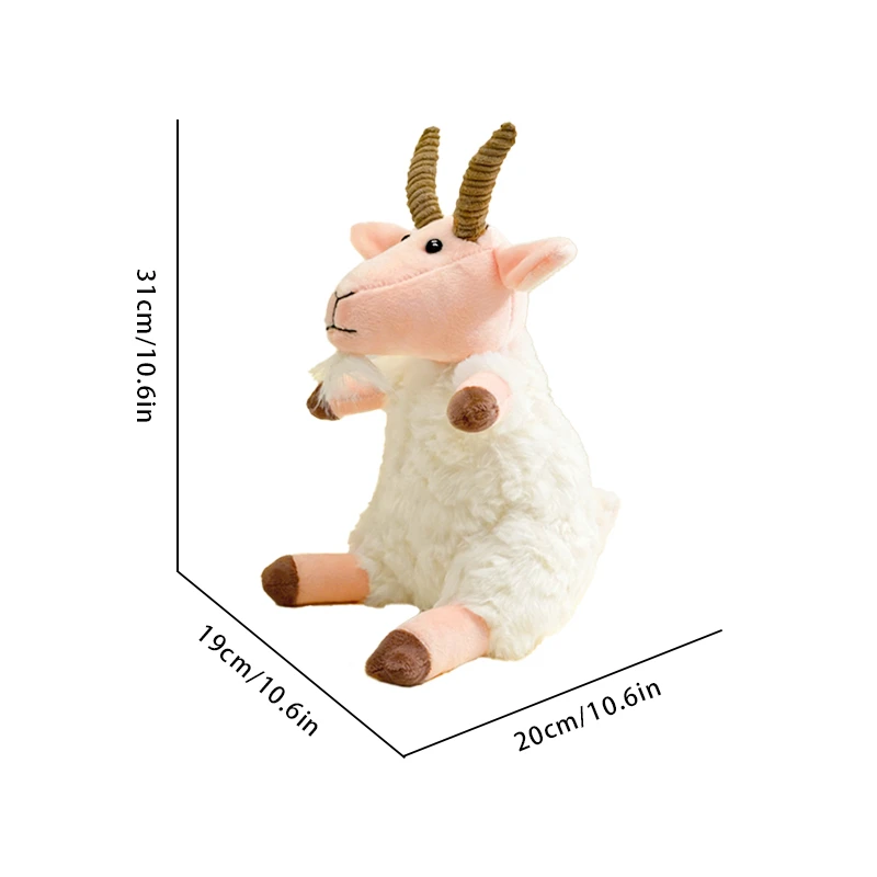 Peluche de alpaca con aspecto tierno