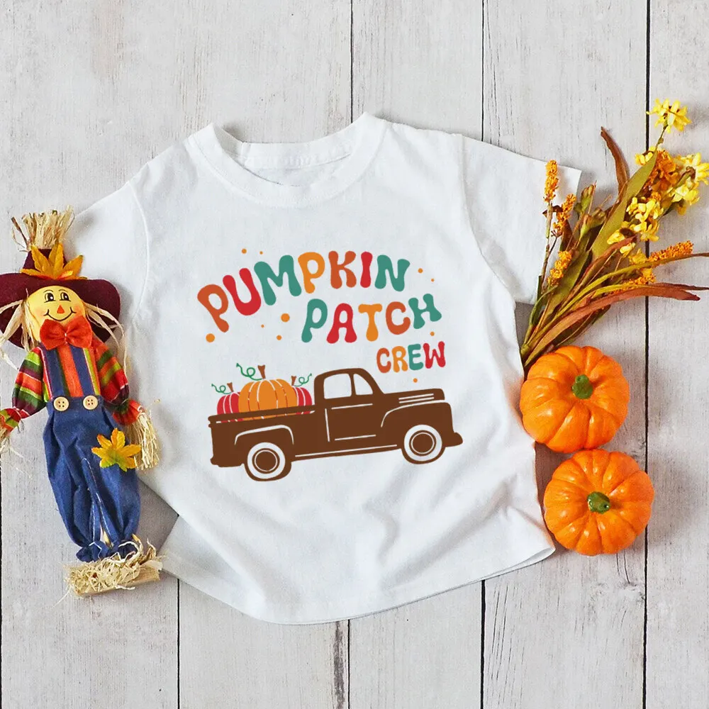 Camiseta Halloween infantil - Estampado calabaza manga corta - imagen 4