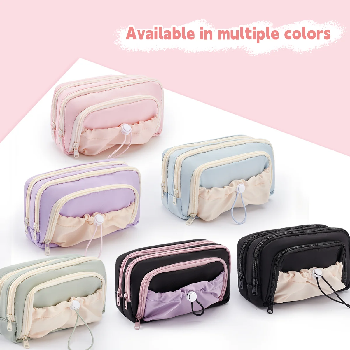 Estuche para lápices de gran capacidad estilo kawaii multifunción - imagen 5