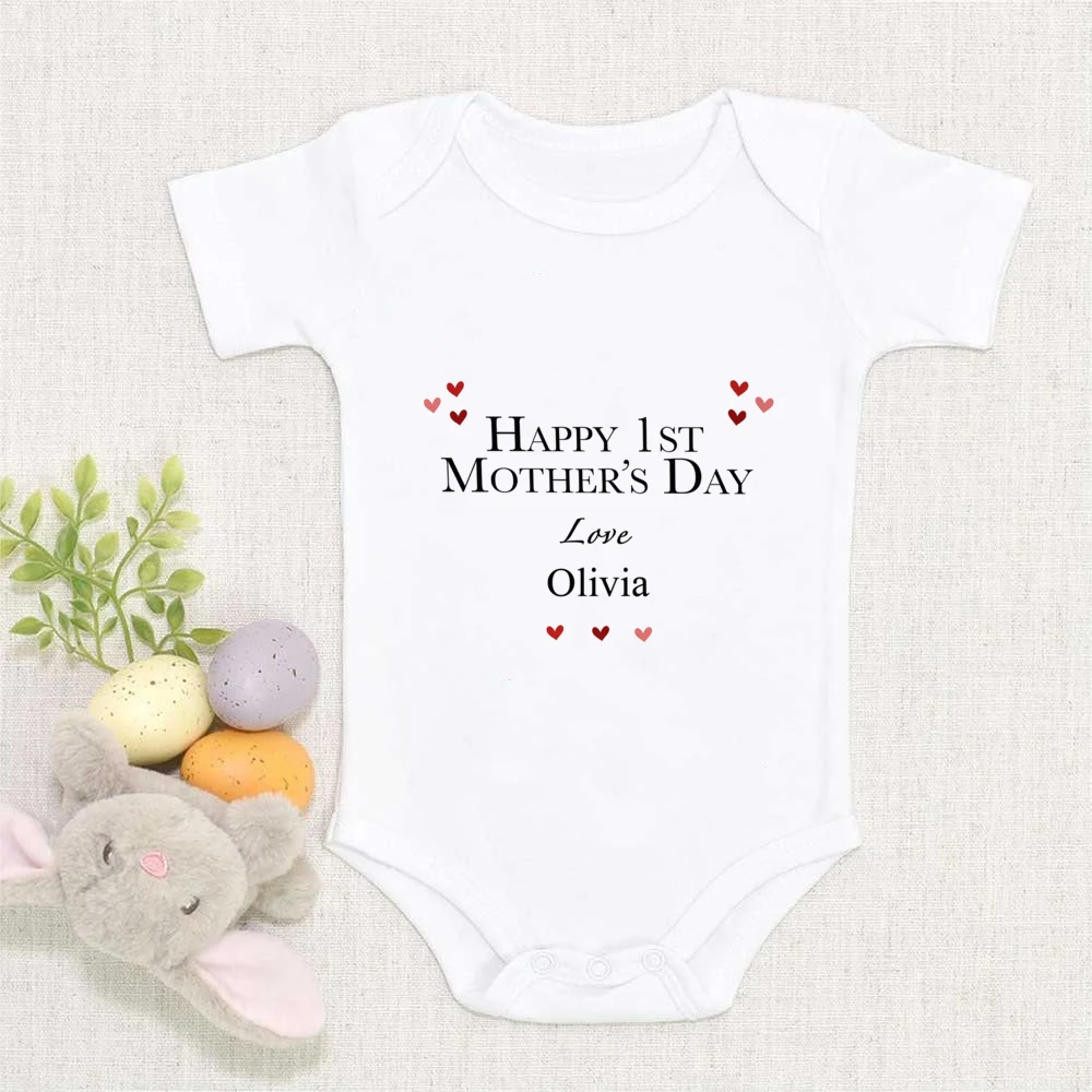 Body personalizado bebé con frase Feliz Día de la Madre - imagen 4