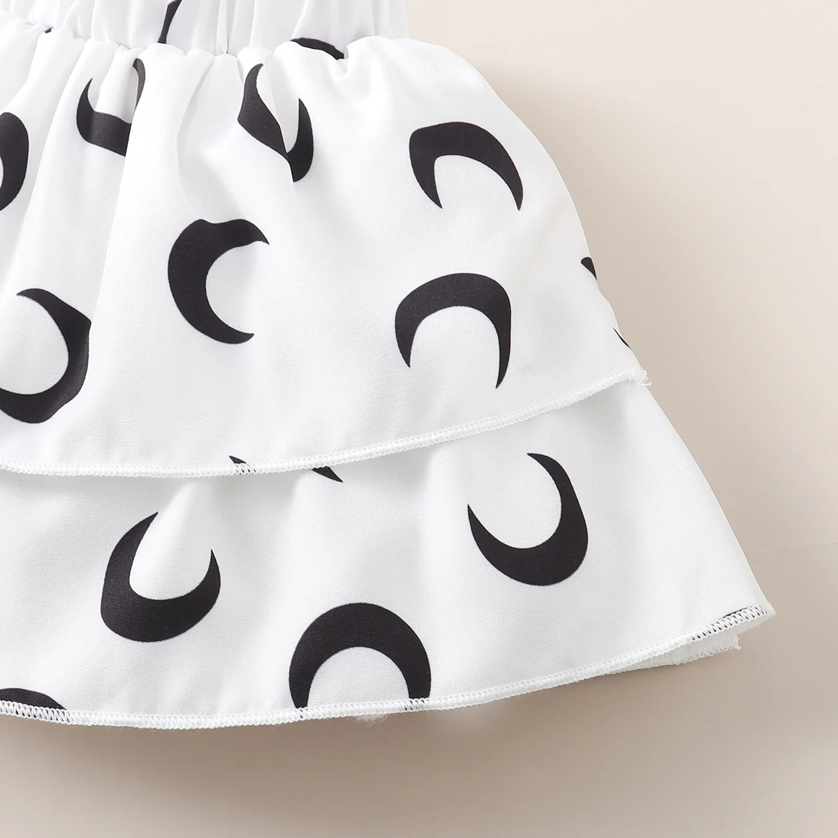 Conjunto bebé niña Ramadán falda blanca y top de manga corta - imagen 5