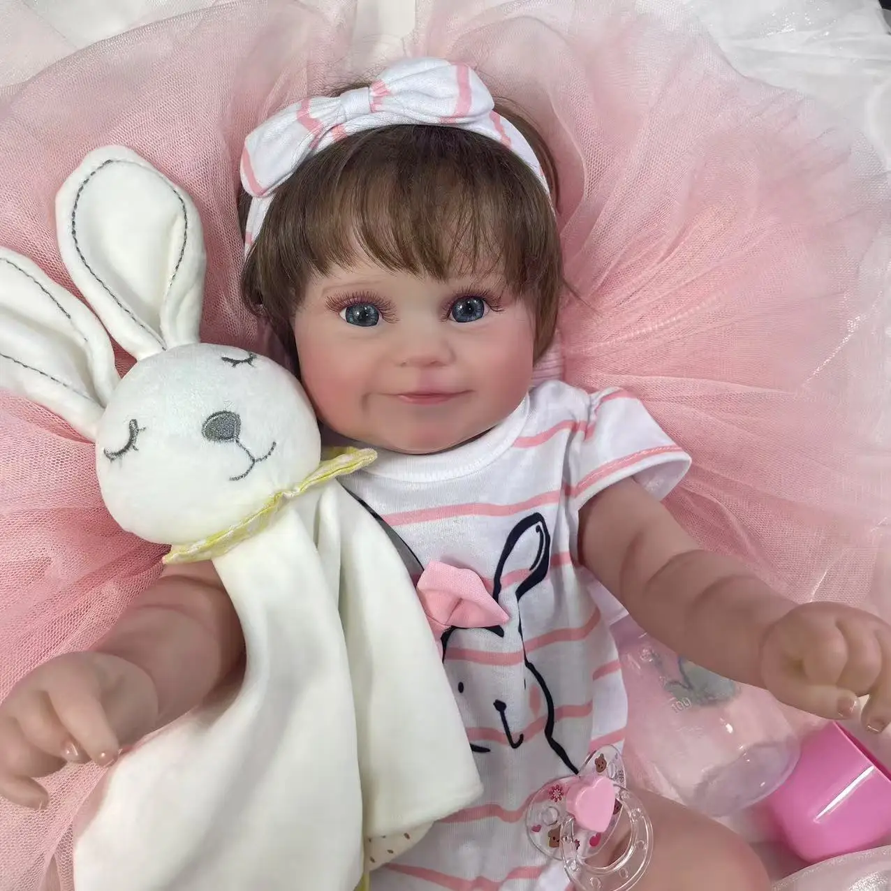 MRB Muñeca Reborn realista siliconas para niña – Piel 3D - imagen 3