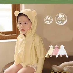 Chaqueta de protección solar ligera transpirable infantil de verano