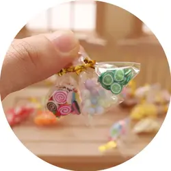 Accesorios para casita de muñecas en miniatura dulces y aperitivos