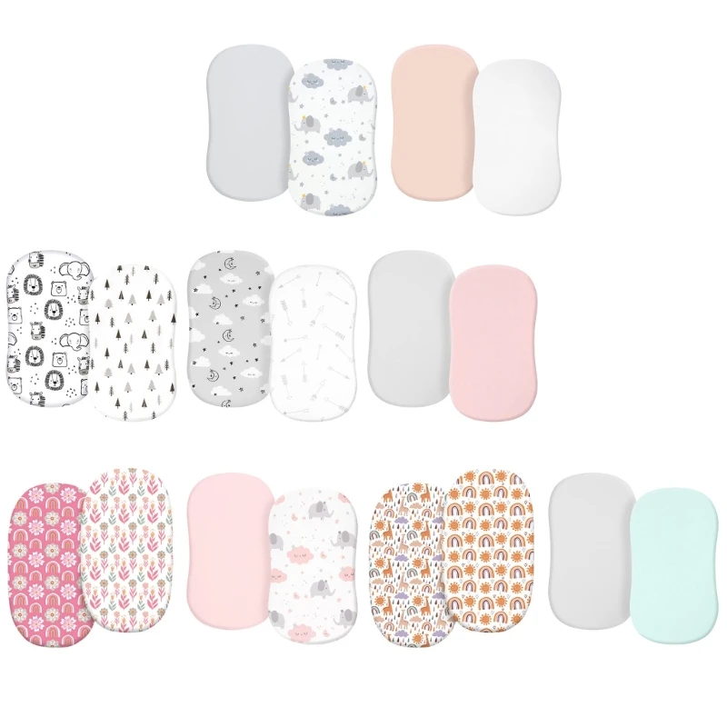 Sábanas universales para cuna con protectores y funda de cambiador