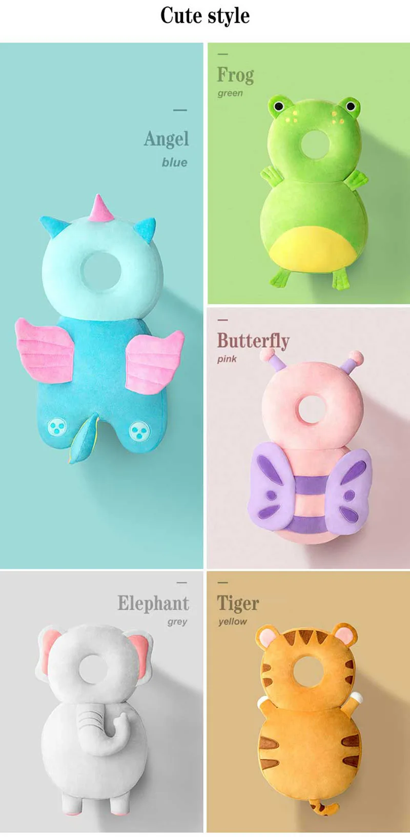 Protector infantil con forma de tigre
