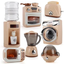 Cocina de juguete eléctrica con accesorios para niños