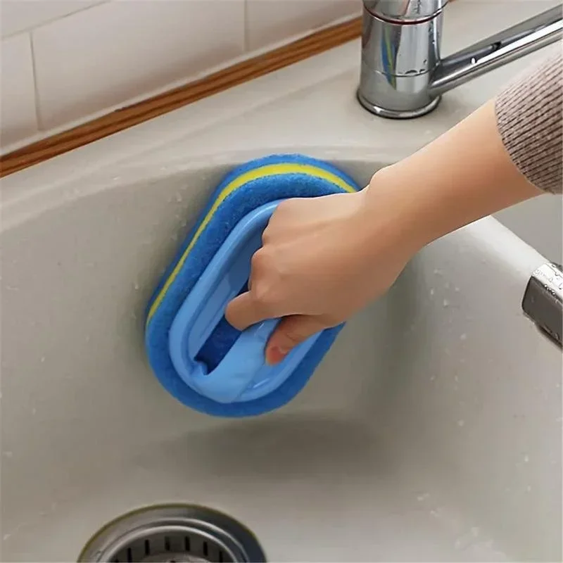 Cepillo de limpieza con mango para azulejos del baño y cocina