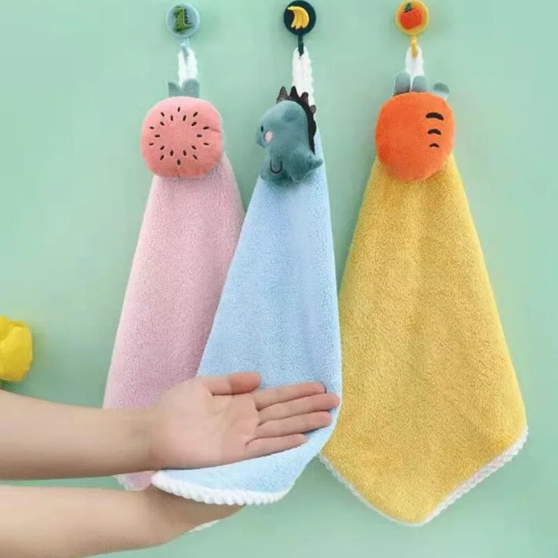 Toallas de mano infantiles en microfibra, baño súper absorbente - imagen 2