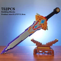 Espada juguete ninja bloques de construcción para niños