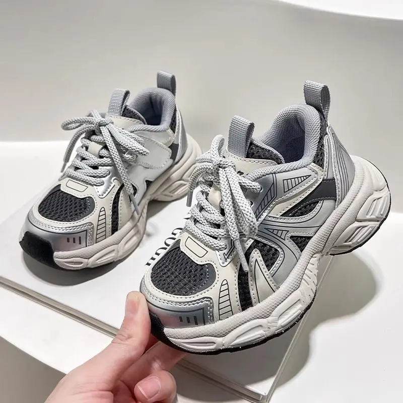Zapatillas deportivas infantiles ligeras y transpirables estilo chunky - imagen 5