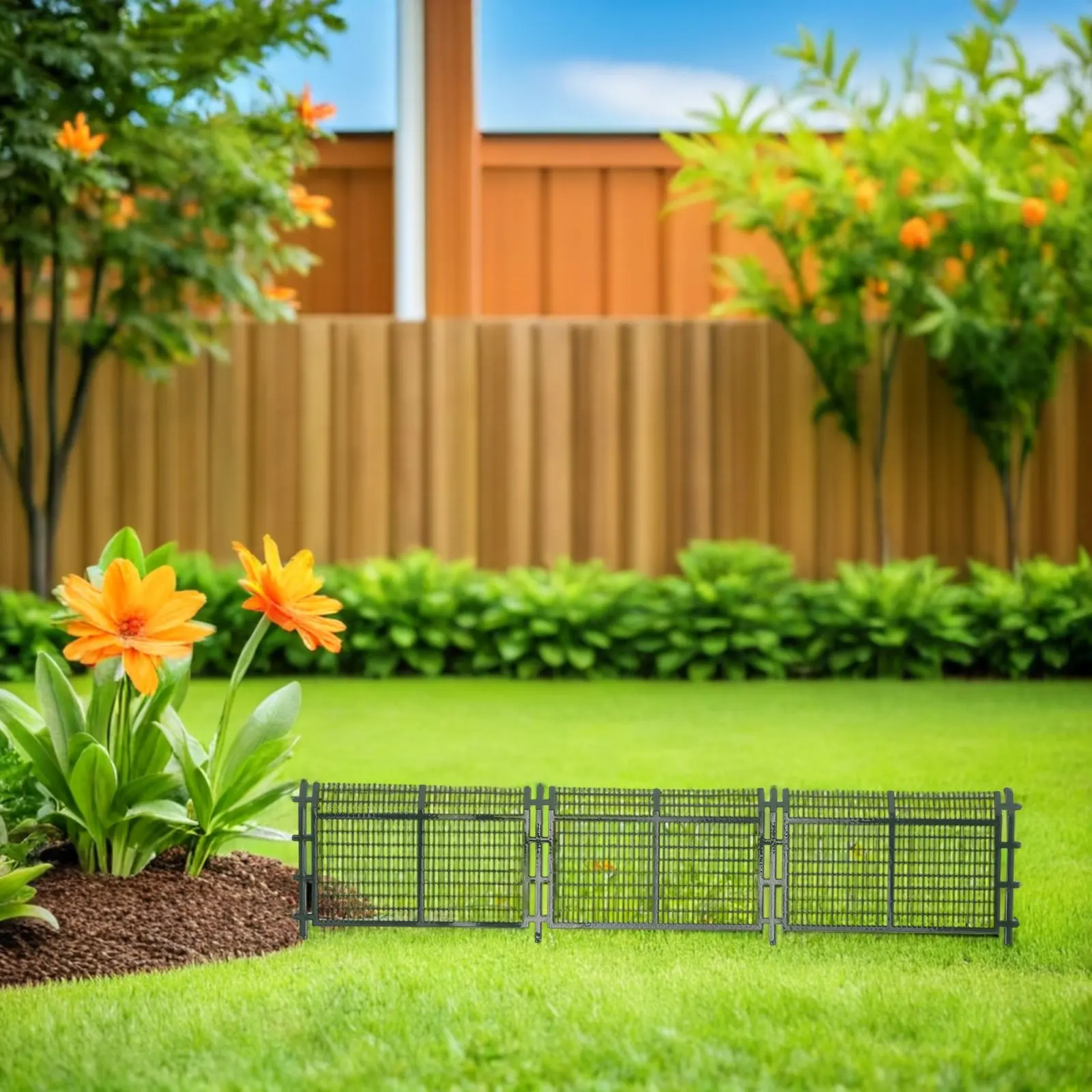 Cerca miniatura de barandilla para terrario DIY de jardín decorativa - imagen 4