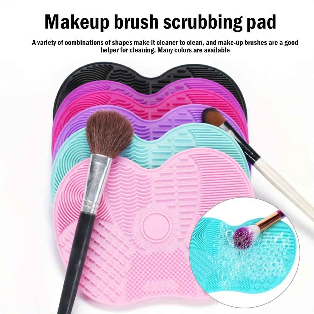 vvocci limpiador de brochas de maquillaje con almohadilla de silicona - imagen 2