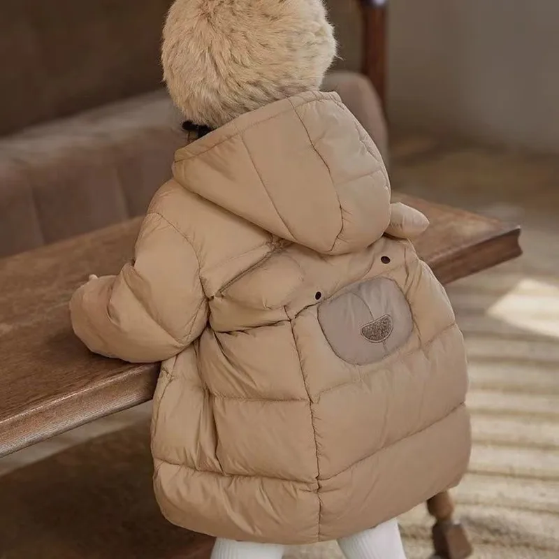 Abrigo de plumón acolchado para niños, parka cálida de invierno - imagen 5