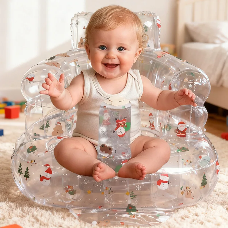 Sofá inflable para bebés, ideal para espacios pequeños y viajes