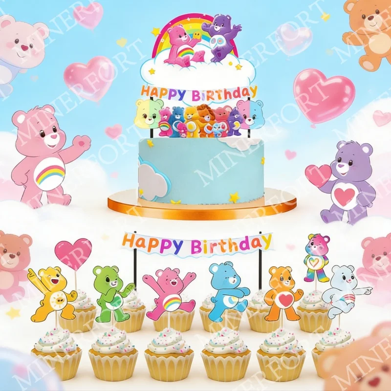Ositos Cariñositos decoración infantil para cupcakes y tartas - imagen 3
