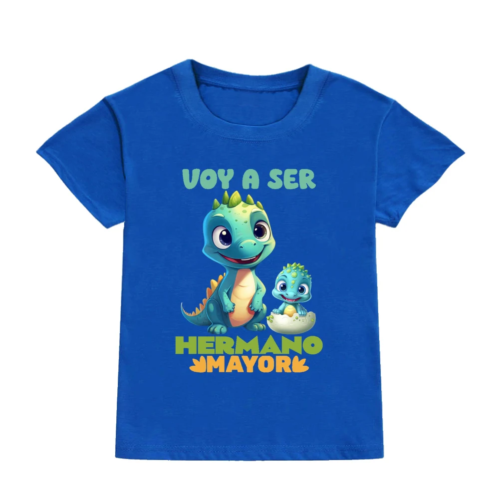 Camiseta de manga corta para niños estampada de embarazo - imagen 4