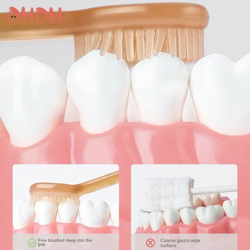 DHDH Cepillo de dientes de silicona para bebé con limpiador lengua - imagen 3