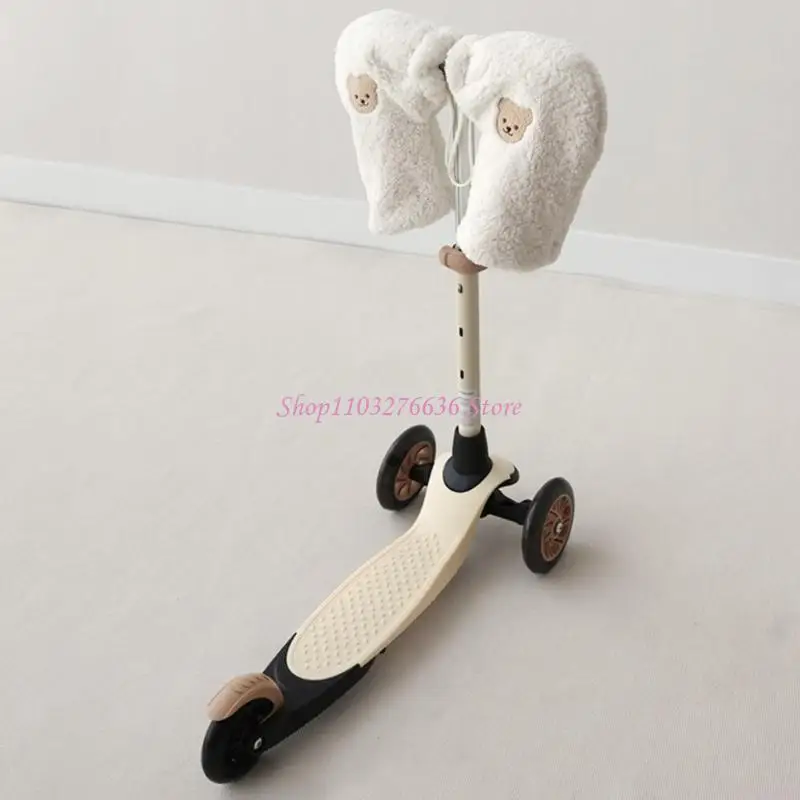 Harmer saco para patinete bordado oso, a prueba de viento - imagen 2