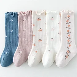 Calcetines largos de algodón con estampado para niña – Otoño Invierno