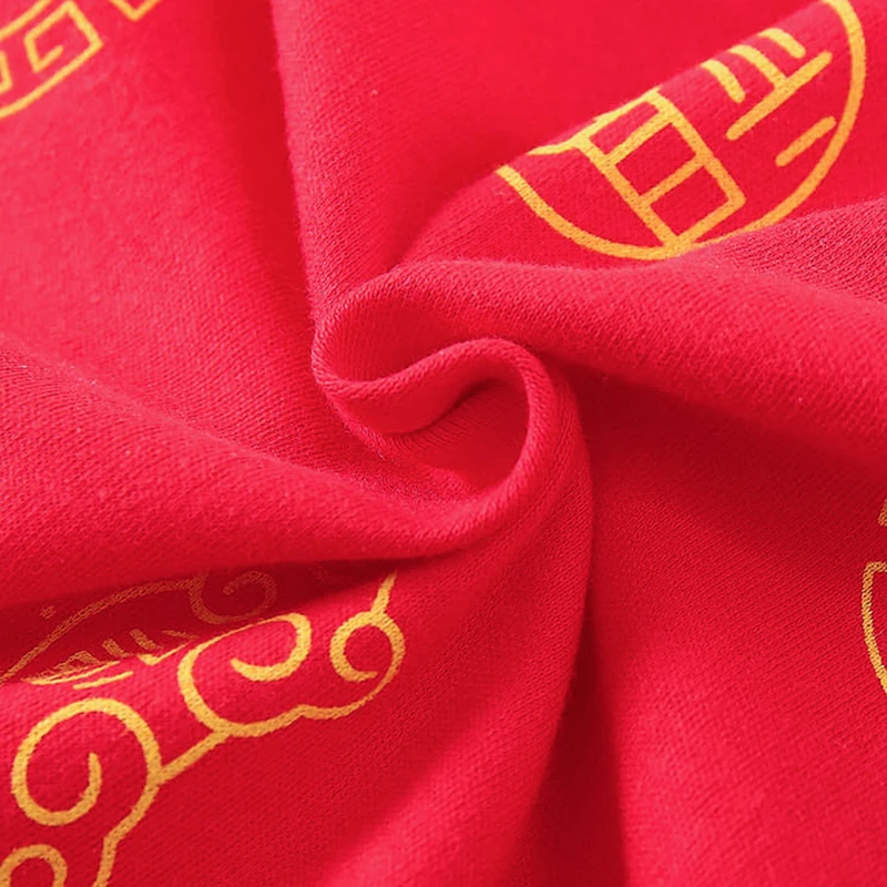 Pelele algodón rojo manga larga bebé estilo informal primavera y otoño - imagen 5