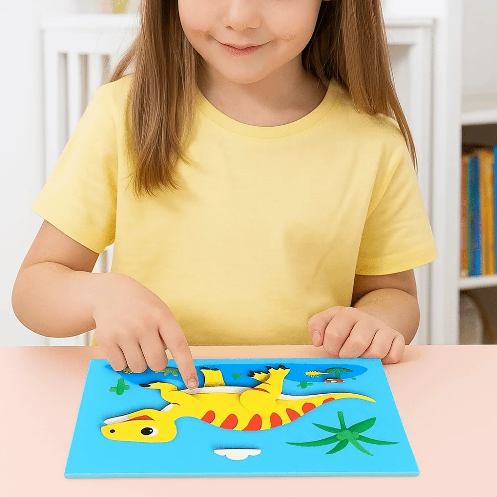 Juguete Montessori de espuma EVA con pegatinas 3D reutilizable - imagen 3