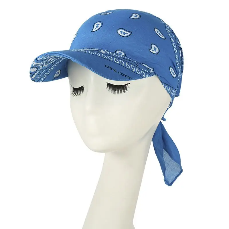 Gorra infantil turbante primavera-verano con flor cachemira - imagen 4