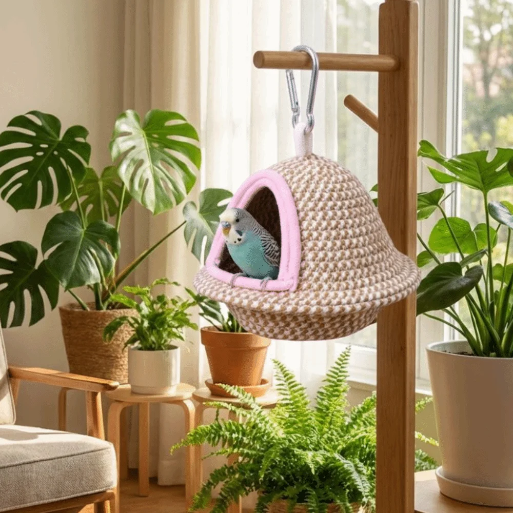 Cama colgante para loros de tejido resistente a mordeduras - imagen 2