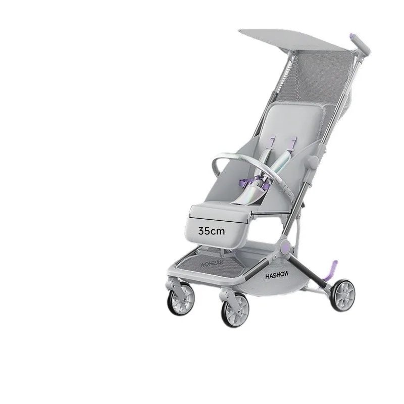 Carrito plegable ligero de bebé, ideal para viajar en avión