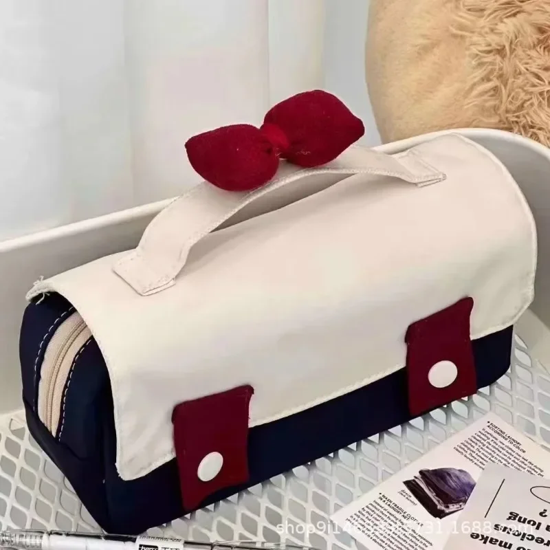 Organizador de papelería de algodón para niña – con estilo - imagen 3