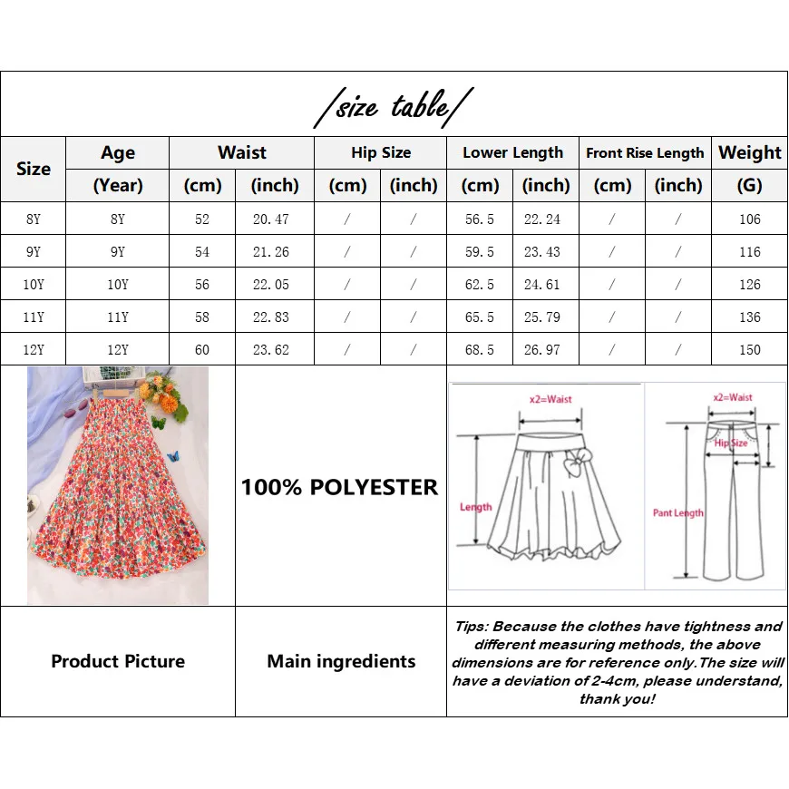 Falda floral YEEDISON