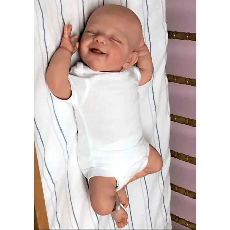 Muñeca Reborn de silicona con cuerpo completo y piel realista - imagen 4