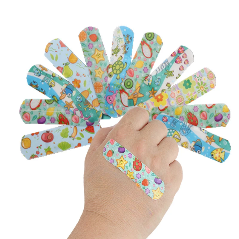 Tiritas infantiles con dibujos de pez – Vendajes transpirables para niños - imagen 2