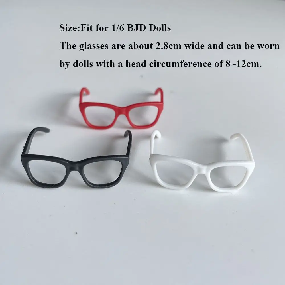 Gafas artesanales de plástico para muñecas BJD multicolor manual - imagen 5