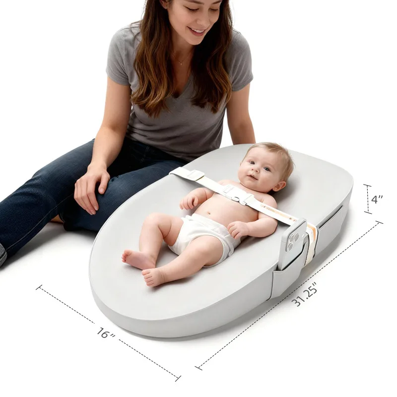 Cambiador de bebé impermeable con cubierta PU fácil de limpiar seguro - imagen 2