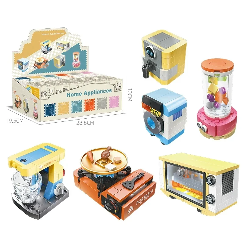 Bloques educativos de mini electrodomésticos para niñas – Creativo - imagen 2
