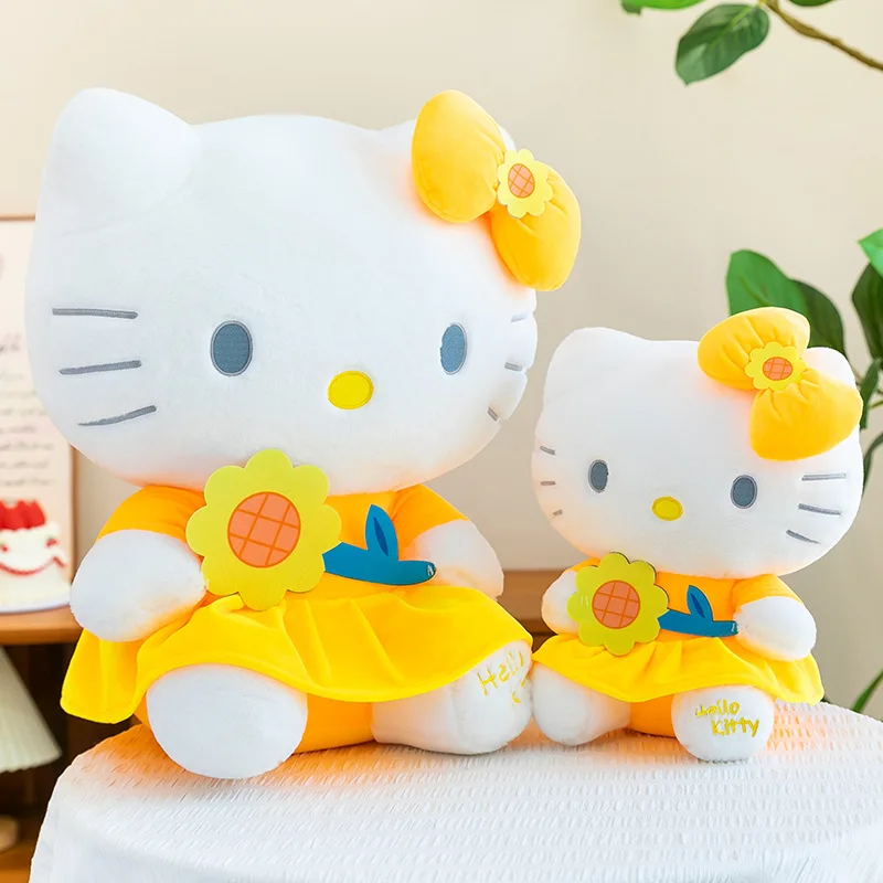 Peluche Hello Kitty girasol tierno y suave, regalo infantil - imagen 2