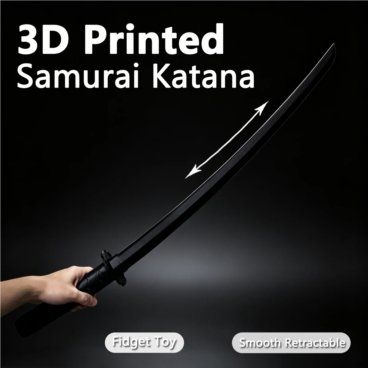 Espada katana extensible retráctil 3D de juguete para niños - imagen 2