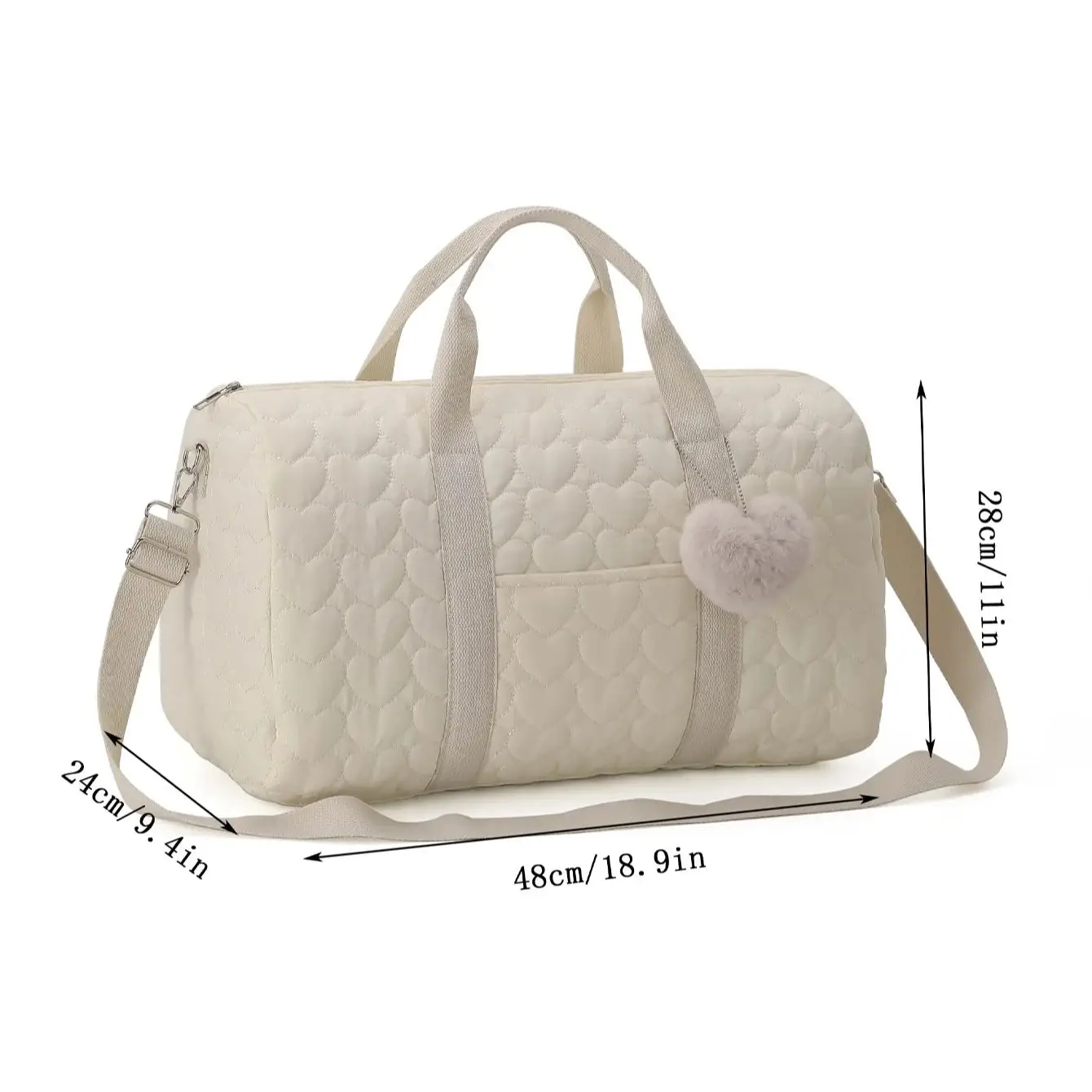 Bolsa de pañales acolchada para bebés recién nacidos bordada - imagen 5