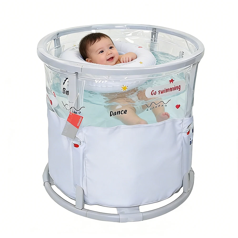 Piscina infantil de juego plegable con drenaje de suelo suave
