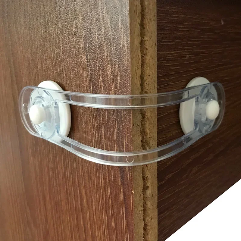 Cerradura seguridad niños antiapertura – Protección transparente para armarios - imagen 2