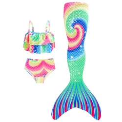 Traje de baño sirena con cola para niñas – estilo playa